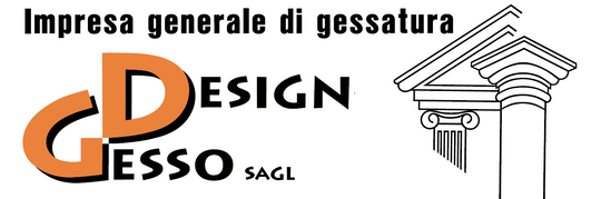 Logo Design Gesso Sagl - impresa generale di gessatura - 